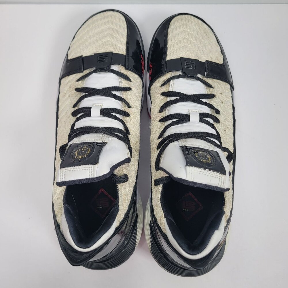 Nike Lebron XVI 16 SB Remix Men's White Black Sneakers CD2451-101 US Size 13 - Picture 5 of 8